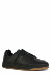 Tênis Saint Laurent Elegant Black Cano Baixo em Couro
